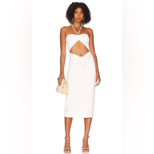 stratus lace high neck maxi dress ivory Shona Joy Stratus Lace High Neck Maxi Dress